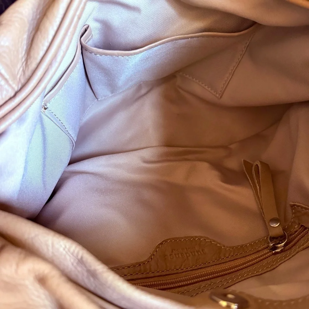 NWT Sundance Made in Italy Leather Hobo Bag